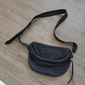 HOBO Black Leather Belt Bag